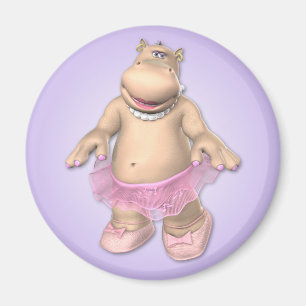 Toon Hippo Magnet