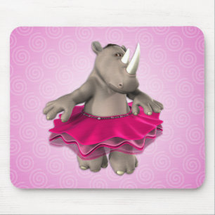 Toon Rhino Mousepad