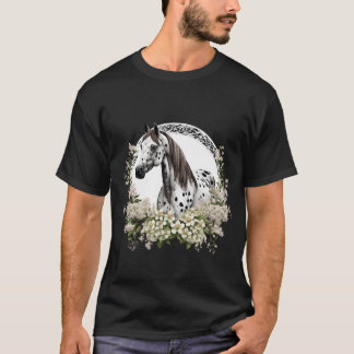 toon Tattoo Art Of Appaloosa With Border Of Syring T-Shirt