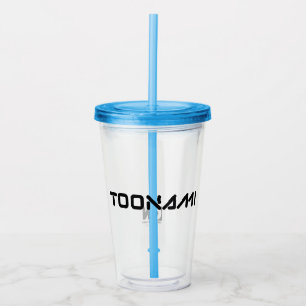 Toonami Digital Font Logo Acrylic Tumbler