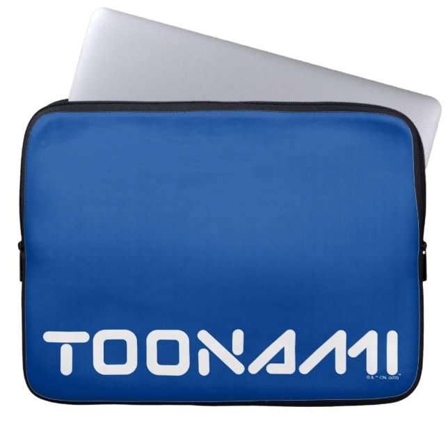 Toonami Digital Font Logo Laptop Sleeve (Front)