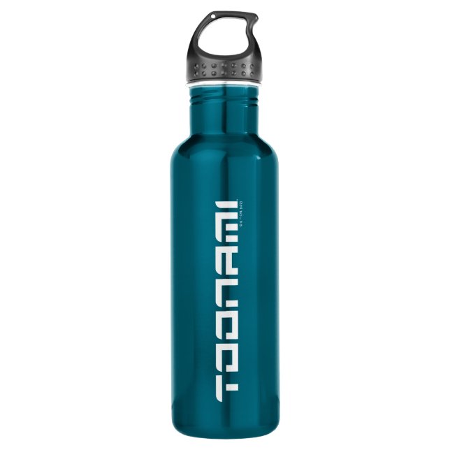 Toonami Futuristic Font Logo 710 Ml Water Bottle (Front)