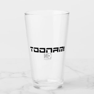 Toonami Futuristic Font Logo Glass