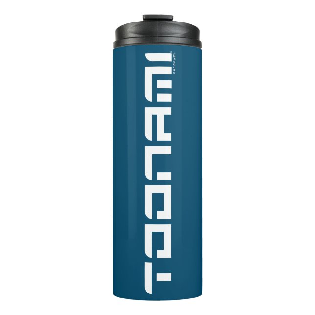 Toonami Futuristic Font Logo Thermal Tumbler (Front)