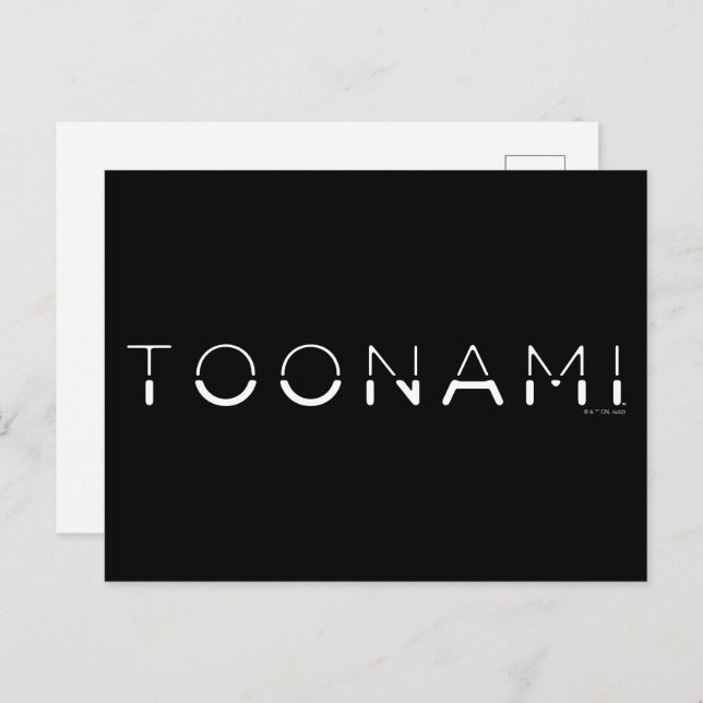 Toonami Split Font Logo Postcard (Front/Back)