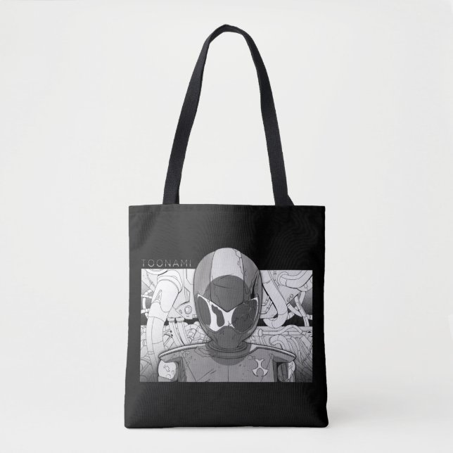Toonami TOM 5 Countdown Comic Bumper Tote Bag (Front)