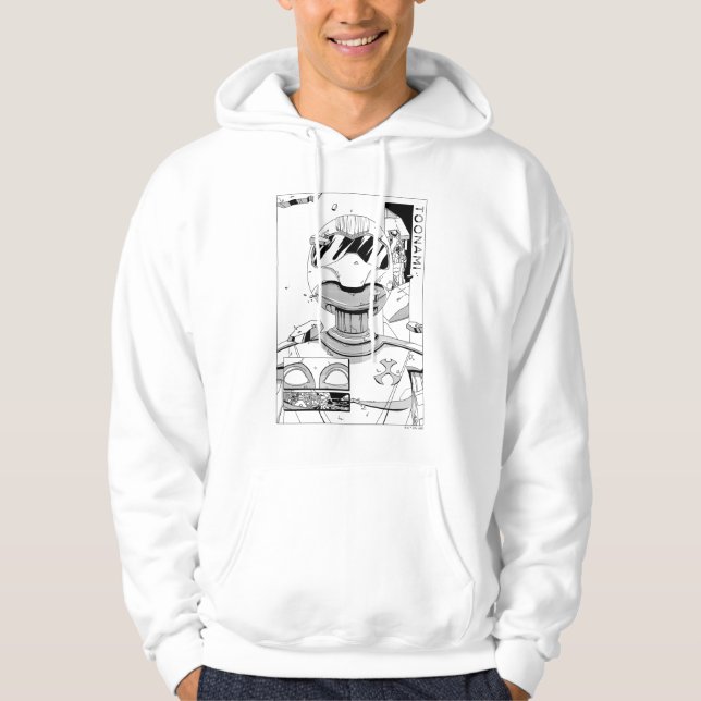 Toonami TOM 5 & SARA Comic Style Bumper Hoodie (Front)