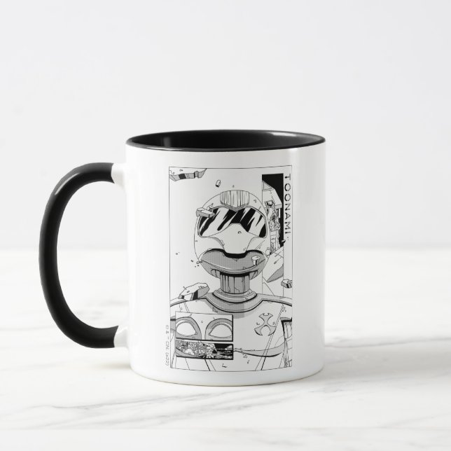 Toonami TOM 5 & SARA Comic Style Bumper Mug (Left)