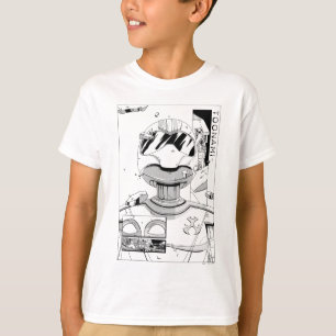 Toonami TOM 5 & SARA Comic Style Bumper T-Shirt
