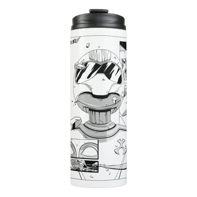 Toonami TOM 5 & SARA Comic Style Bumper Thermal Tumbler (Front)