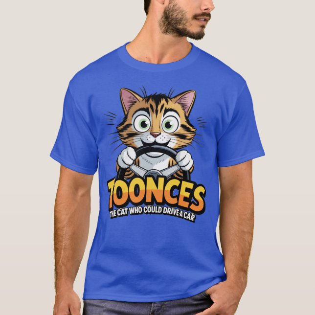 Toonces - The Driving Cat T-Shirt (Front)