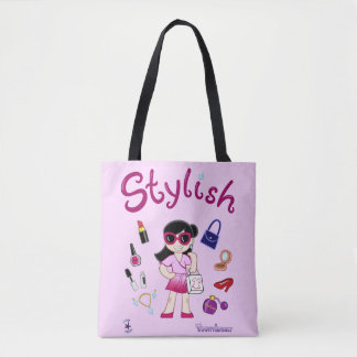 TOONVIDUALS Stylish Model Girl 2 Tote