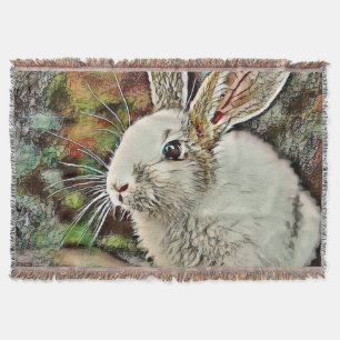 toony bunny throw blanket