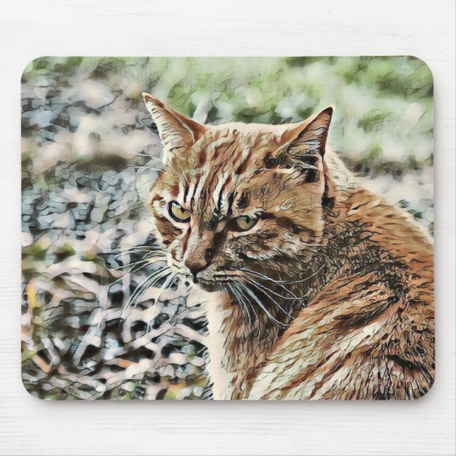 toony cat mouse mat (Front)