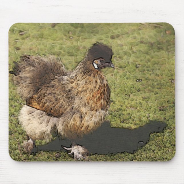 toony chicken mouse mat (Front)