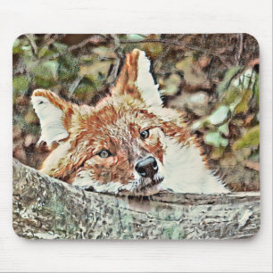 Toony Fox Mouse Mat