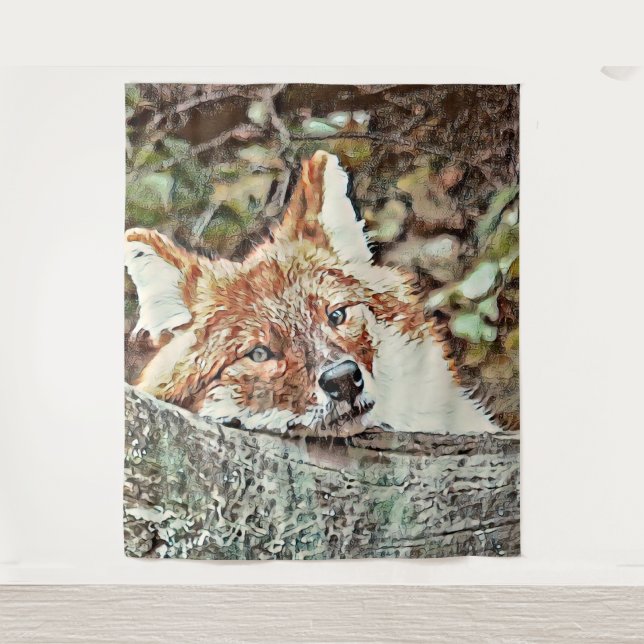 Toony Fox Tapestry (Front)