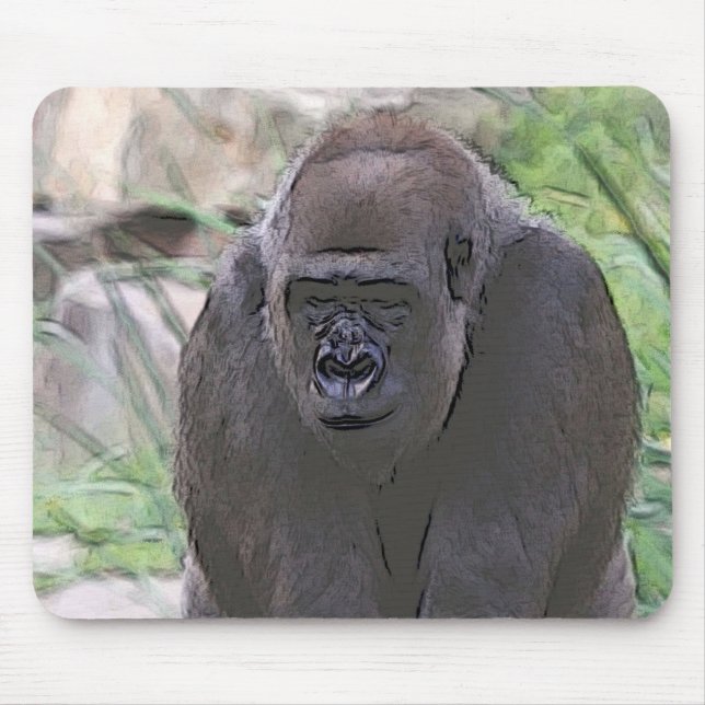 toony Gorilla Mouse Mat (Front)