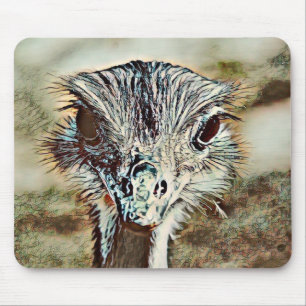 toony ostrich mouse mat