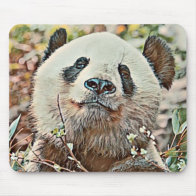 toony panda mouse mat (Front)