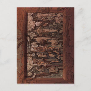 Toorop, Jan Das Lied der Zeit 1893 Technique Paste Postcard