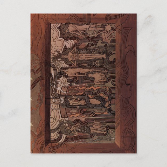 Toorop, Jan Das Lied der Zeit 1893 Technique Paste Postcard (Front)