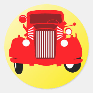 Toot ! Toot! Classic Round Sticker