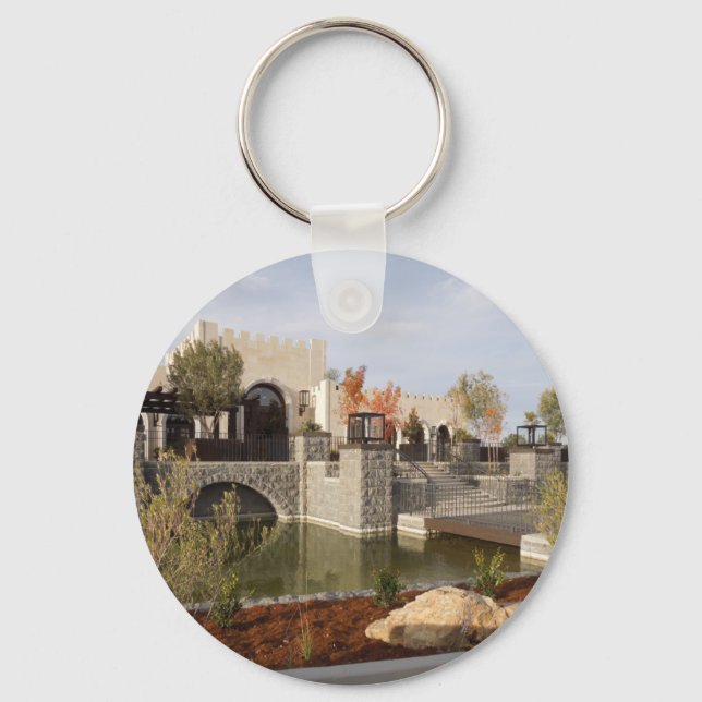 Tooth and Nail Castle Winery in Paso Robles Key Ring (Front)