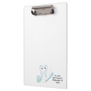 Tooth and Toothbrush Clipboard