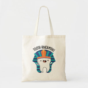 Tooth-ankamun Funny Tooth Pun  Tote Bag