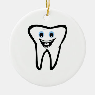 Tooth Ceramic Tree Decoration