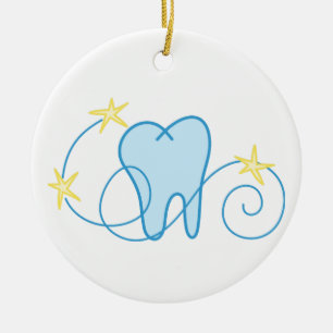 Tooth Ceramic Tree Decoration