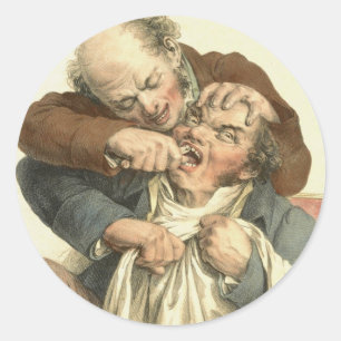 Tooth Extraction 1790 Classic Round Sticker