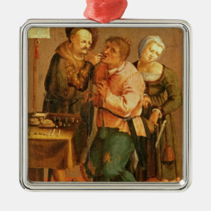 Tooth Extraction Metal Tree Decoration