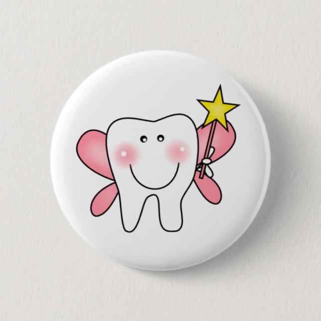 Tooth Fairy 6 Cm Round Badge (Front)