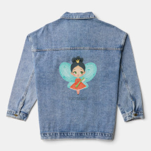 Tooth fairy baby denim jacket