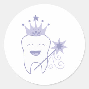 Tooth Fairy Classic Round Sticker