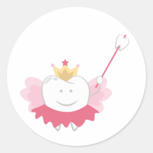 Tooth Fairy Classic Round Sticker