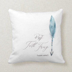 Tooth Fairy Directions for First Lost Tooth Throw Cushion
