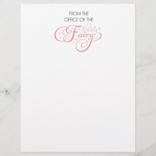 Tooth Fairy from the office of stationery Custom Letterhead