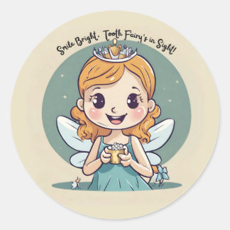 Tooth Fairy Gift  Classic Round Sticker