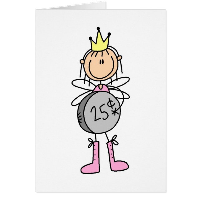 Tooth Fairy Giving Some Change Card (Front)