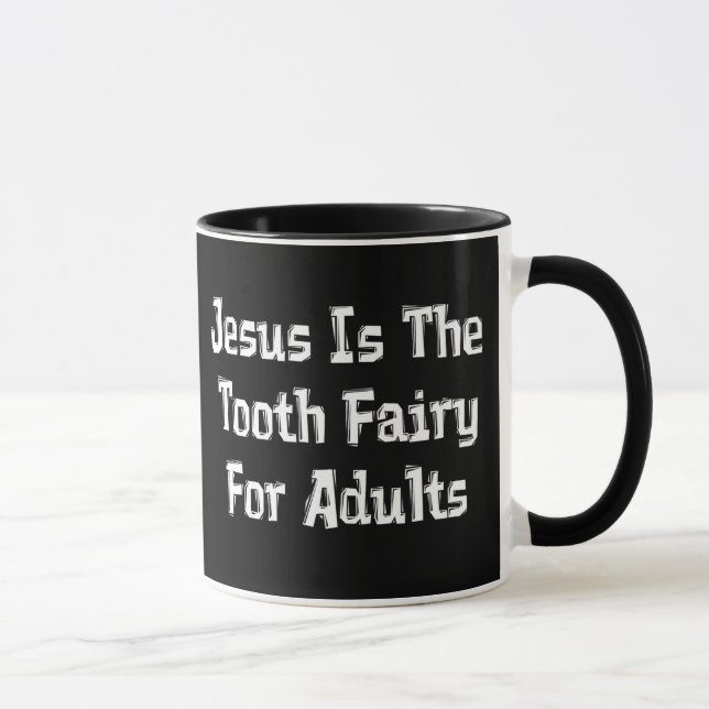 Tooth Fairy Jesus Mug (Right)