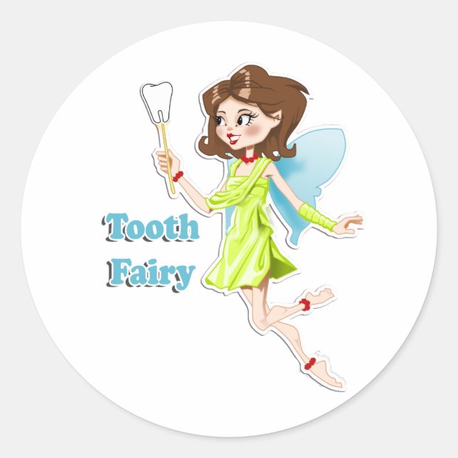 Tooth Fairy Keepsake Sticker (Front)