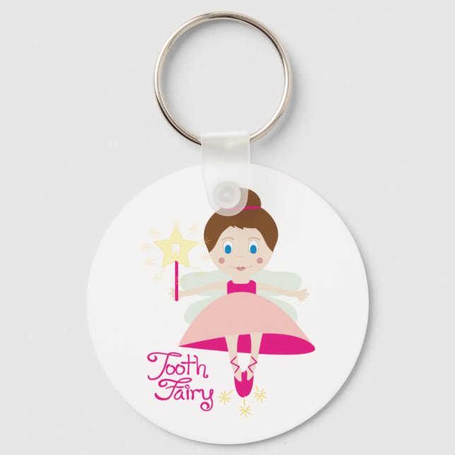 Tooth Fairy Key Ring (Front)