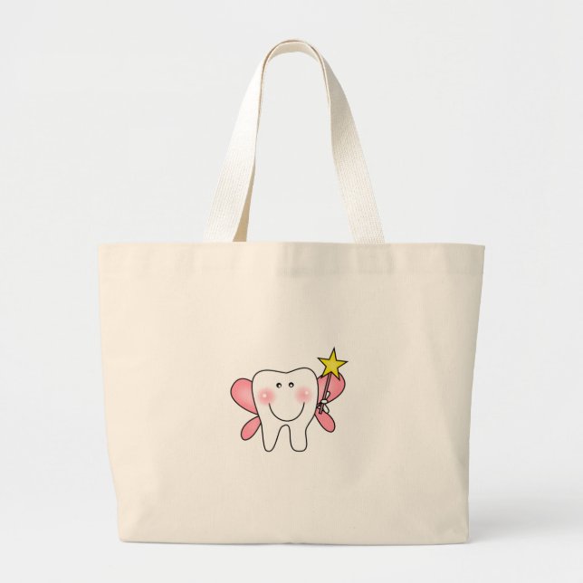 Tooth Fairy Large Tote Bag (Front)