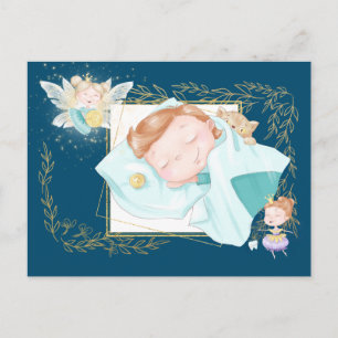 Tooth fairy letter   princess with tooth gold coin postcard