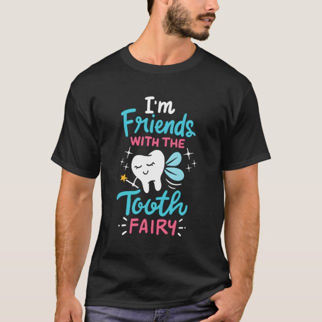Tooth Fairy Paediatrics Dentist Dental Assistant H T-Shirt (Front)