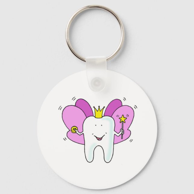 Tooth Fairy Princess Congratulations Key Ring (Front)