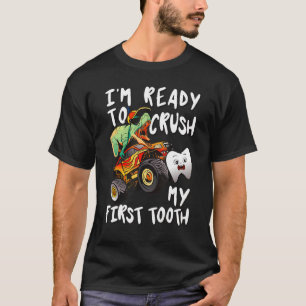 Tooth Fairy Rex Monster Truck Dental Hygienist Den T-Shirt